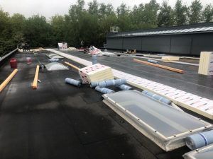 Toiture roofing avec isolation